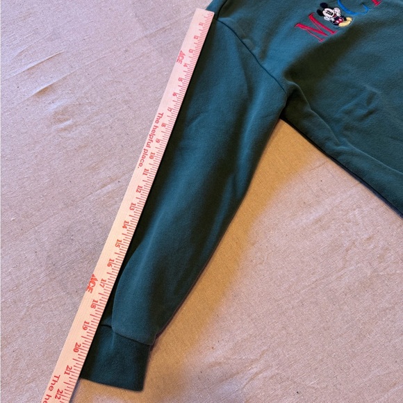 Hollister Green Crewneck Sweatshirt with Disney Mickey Mouse Design - Picture 8 of 9